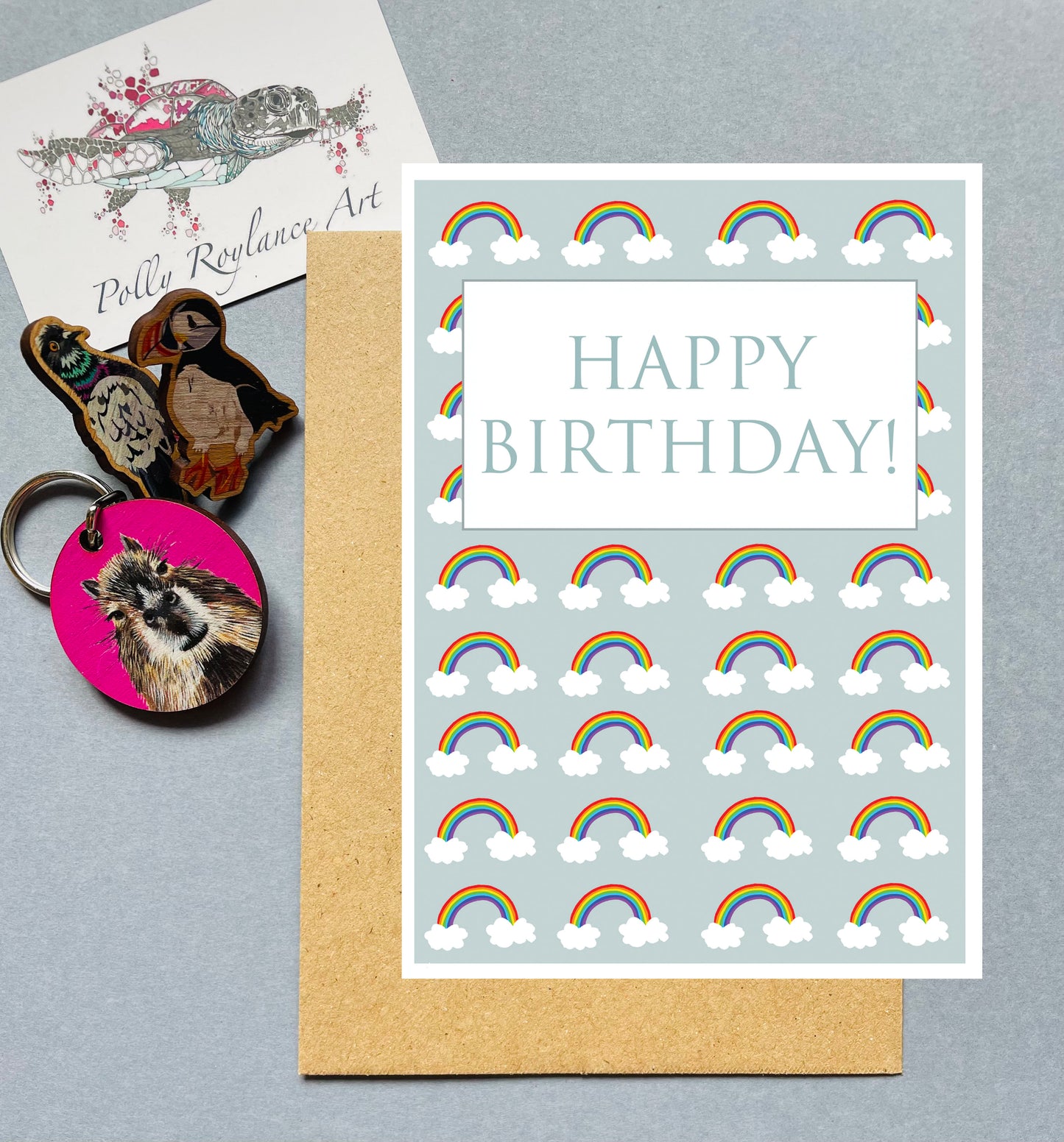 Rainbow Birthday card