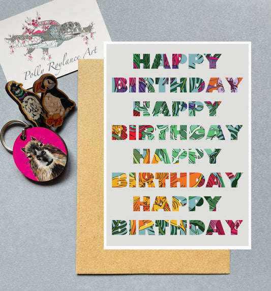 Happy Birthday repeat card