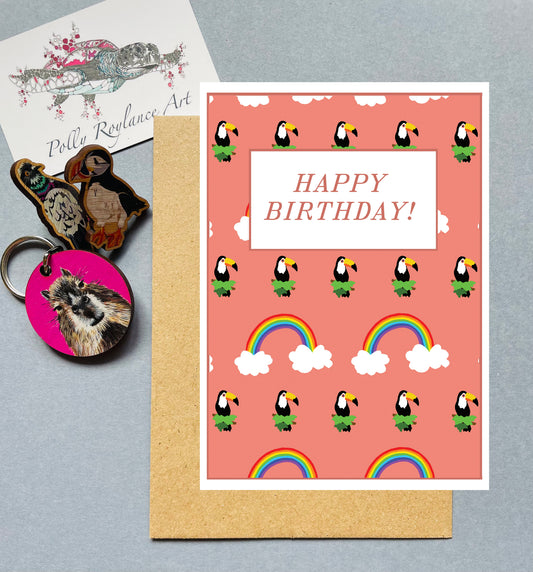 Toucan Birthday card