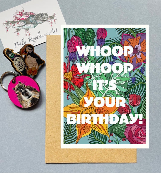 Whoop It's Your Bday card
