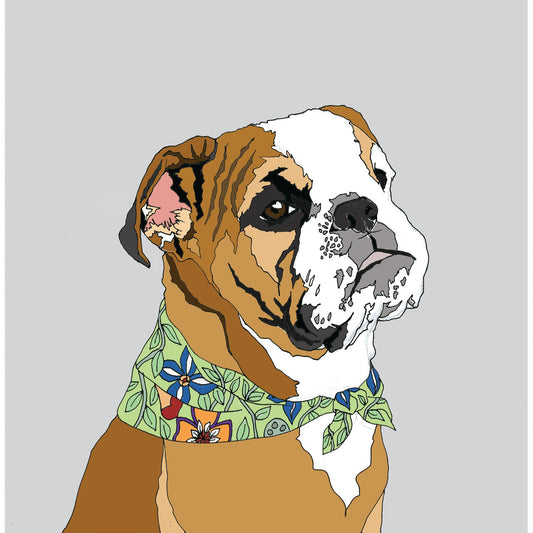 Bulldog Print