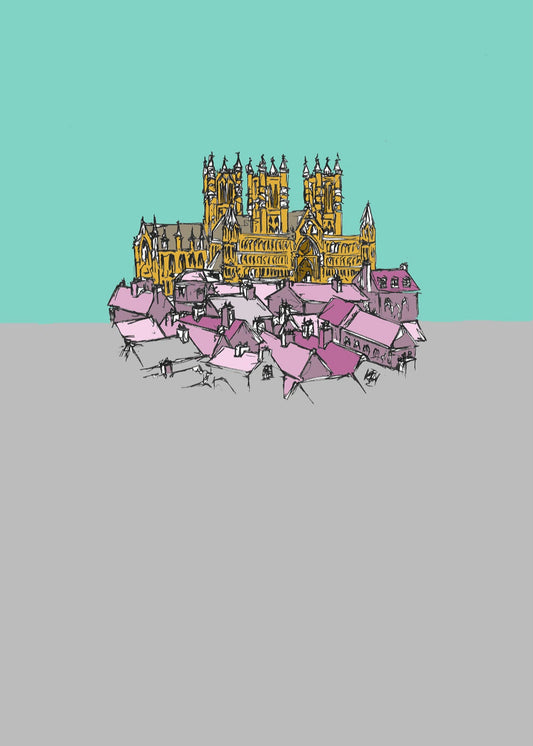 Lincoln Cathedral print