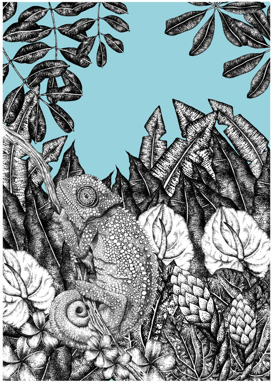 Chameleon Print