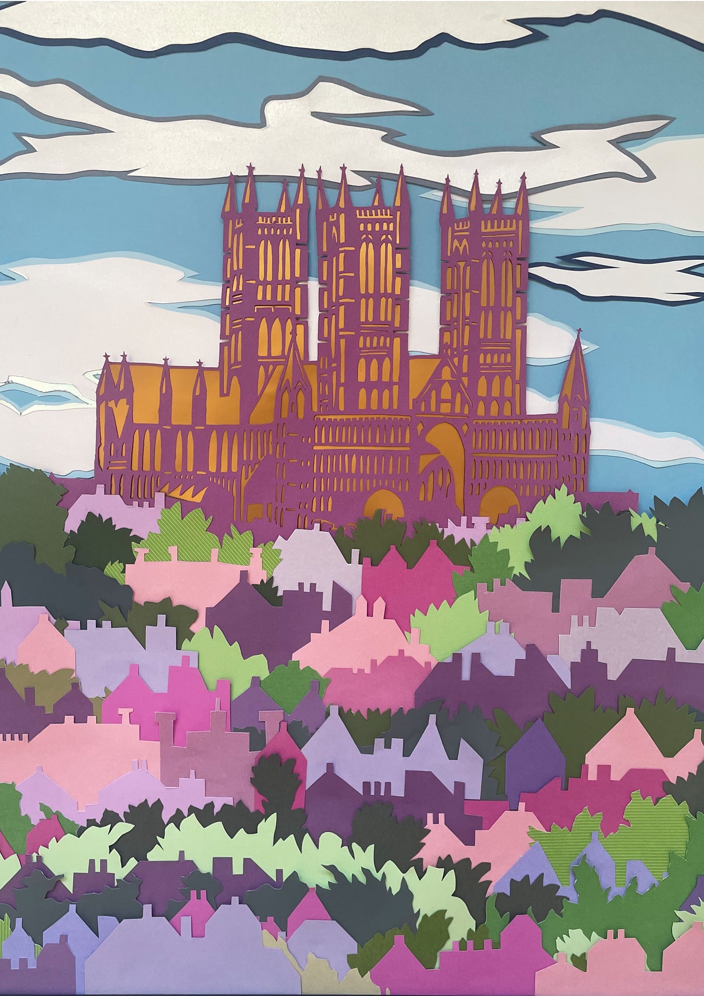Large Lincoln Cathedral Print