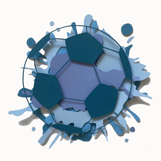 Football Splatter Print