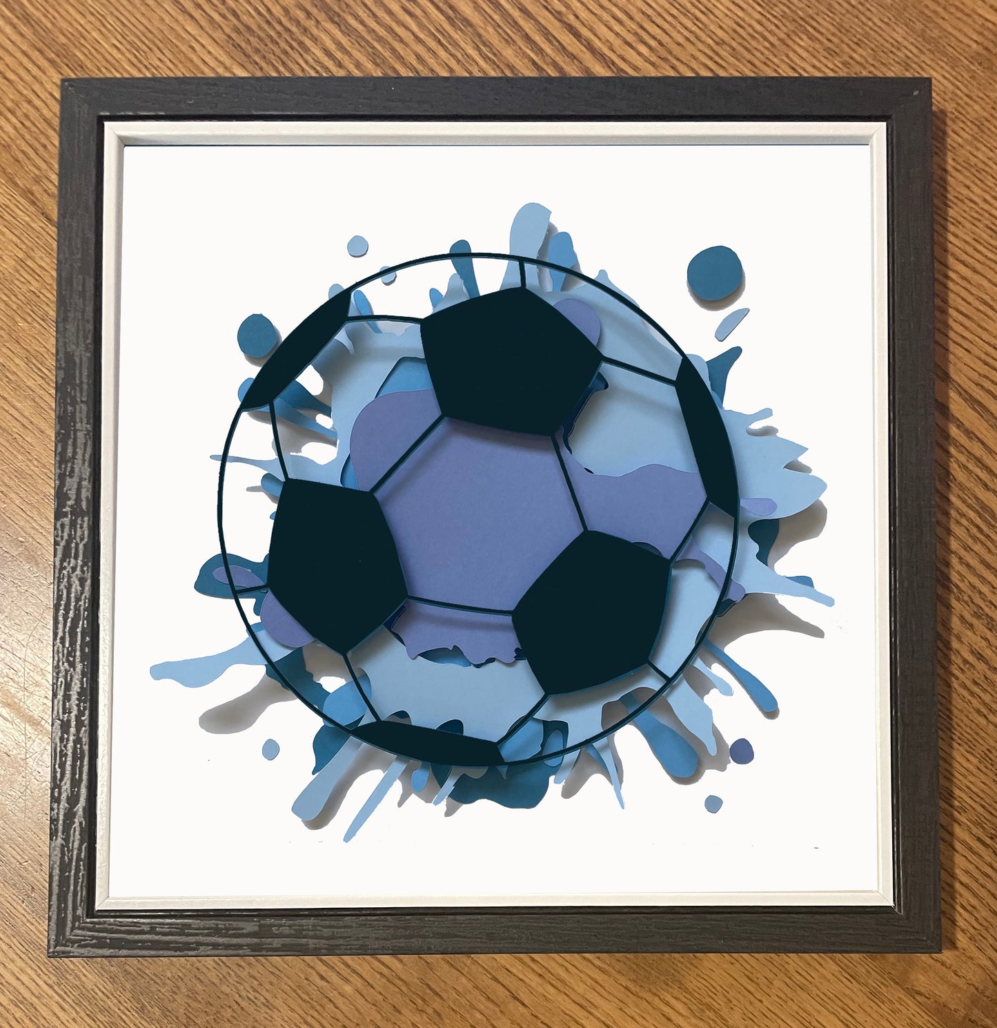 Football Splatter Print