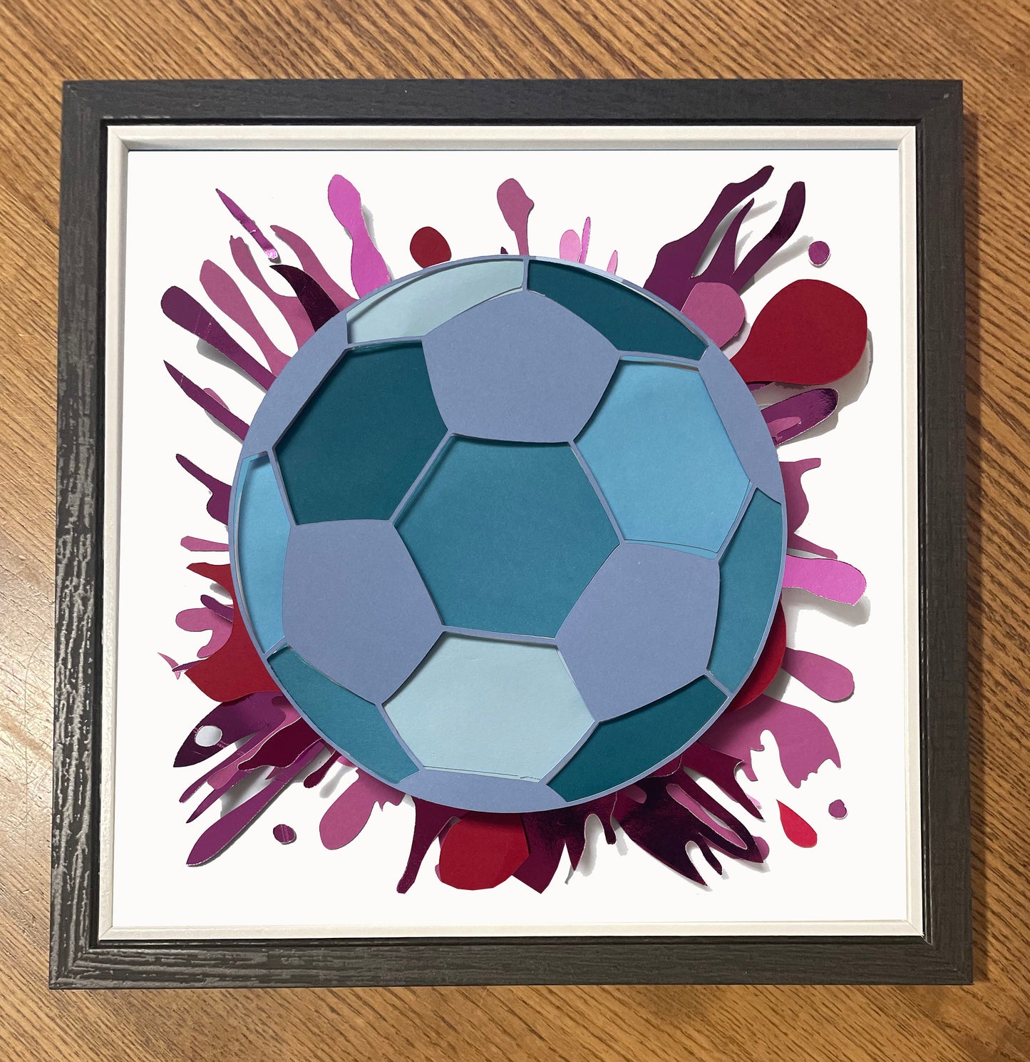 Football Splatter Print
