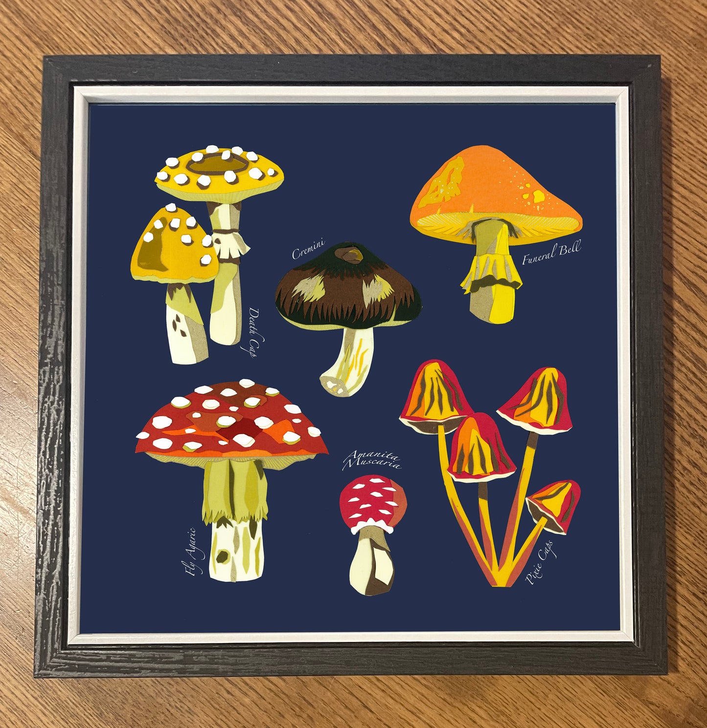 Mushrooms print