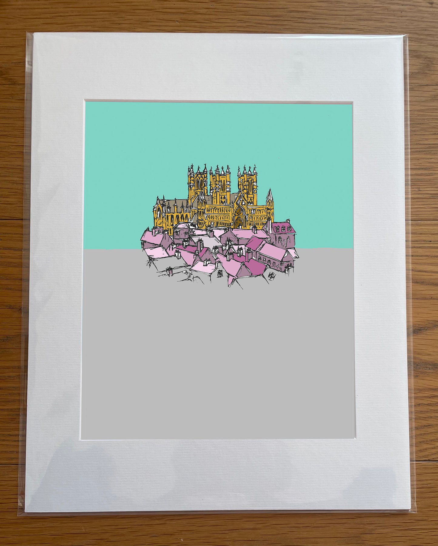Lincoln Cathedral print