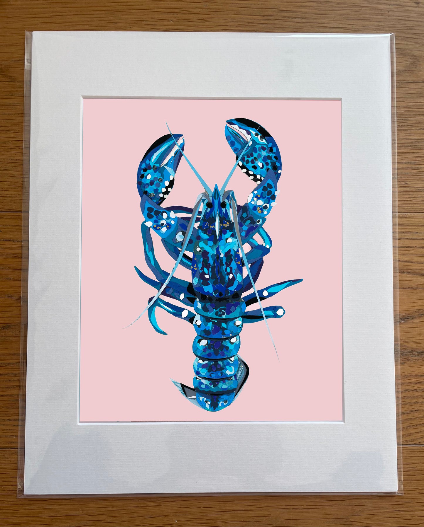Blue Lobster Print