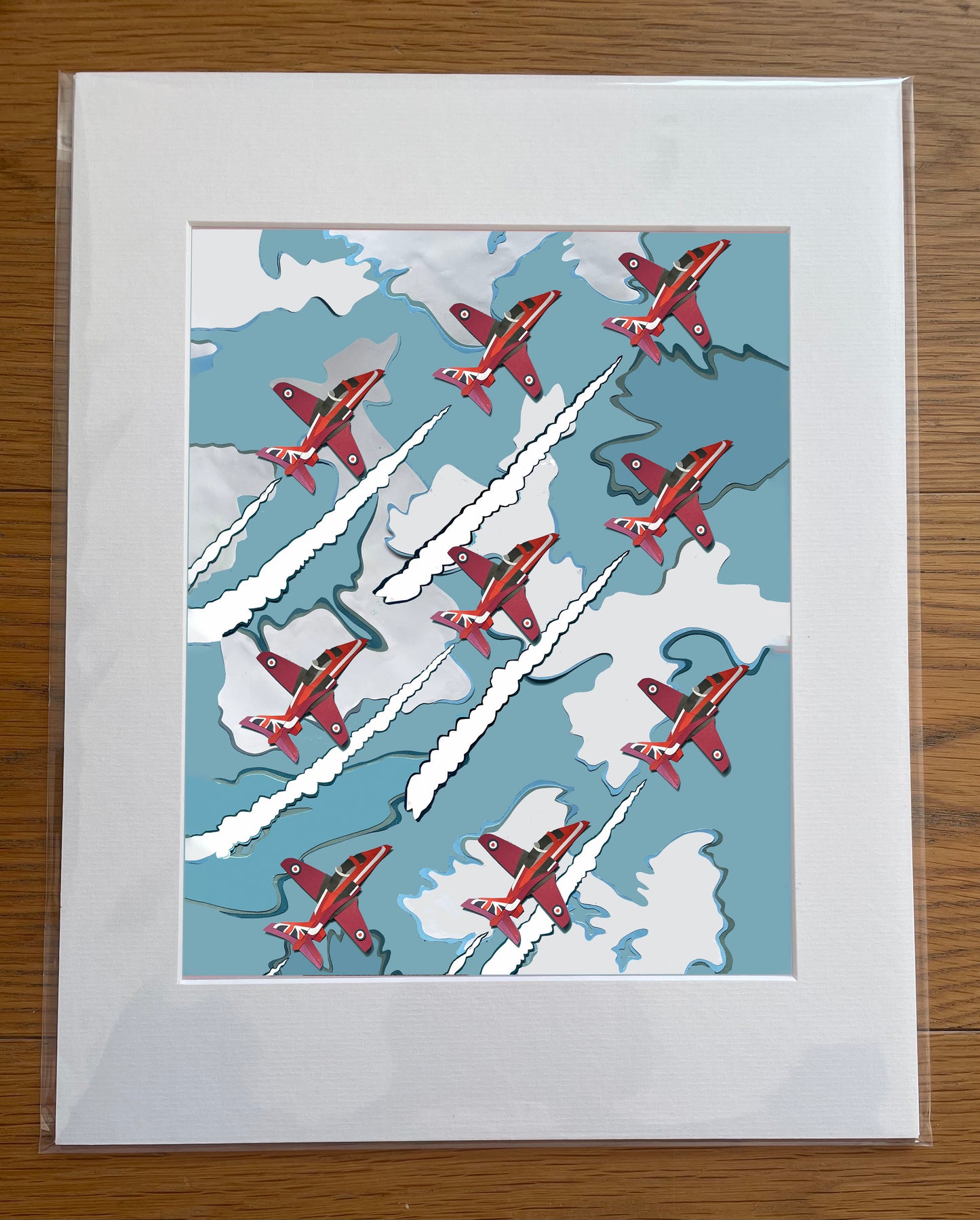 Red Arrows Print