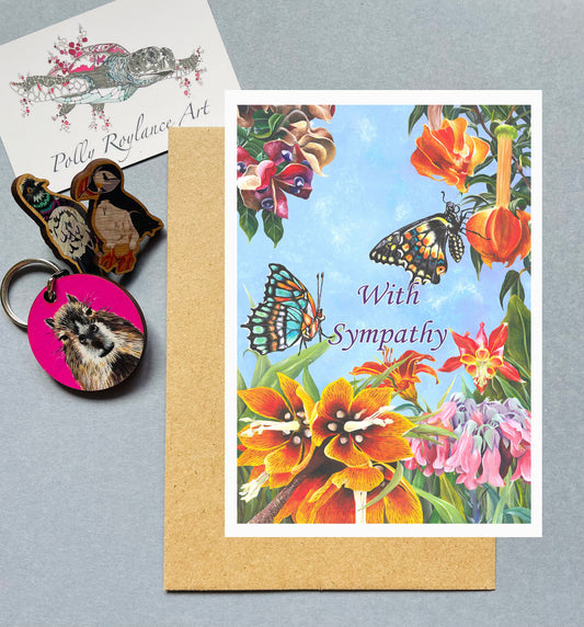 With Sympathy card