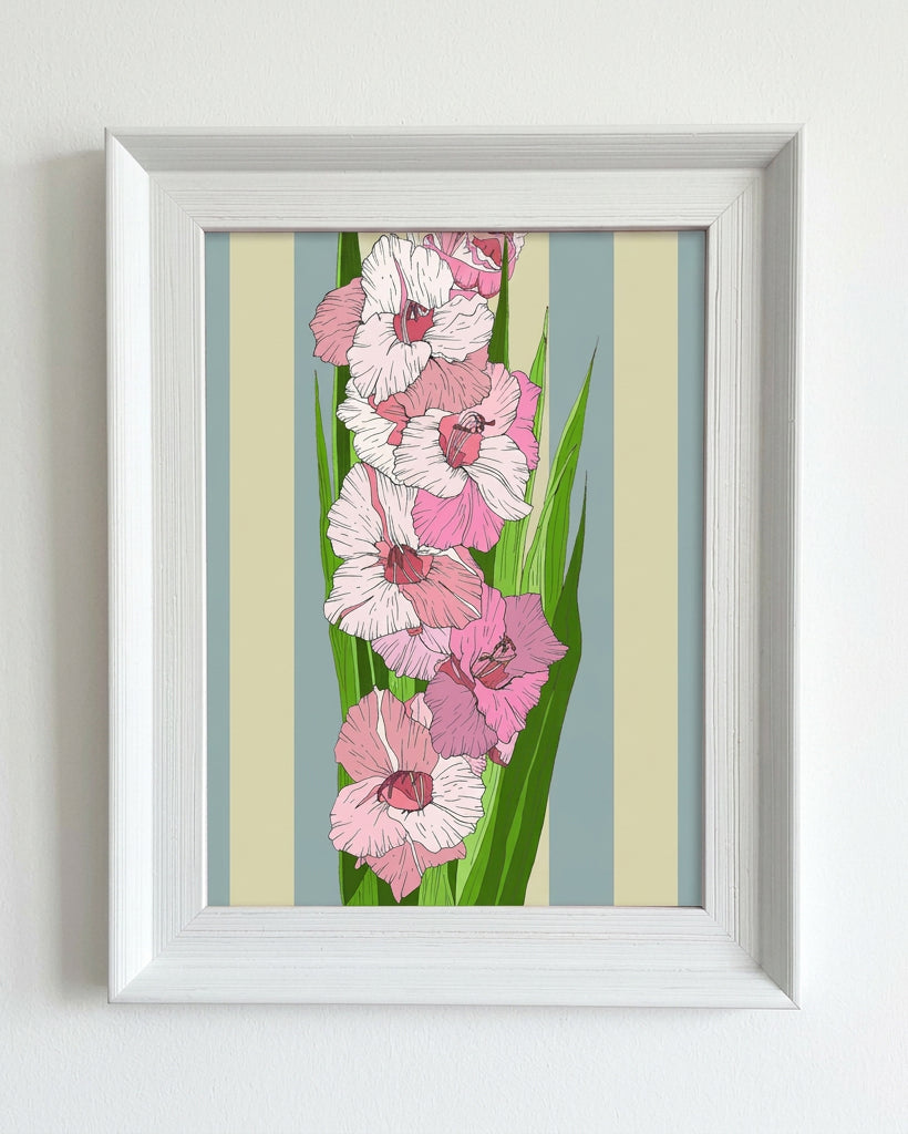 A5 Gladioli Print