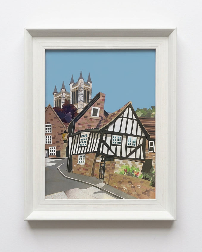 A5 Wonky House Print