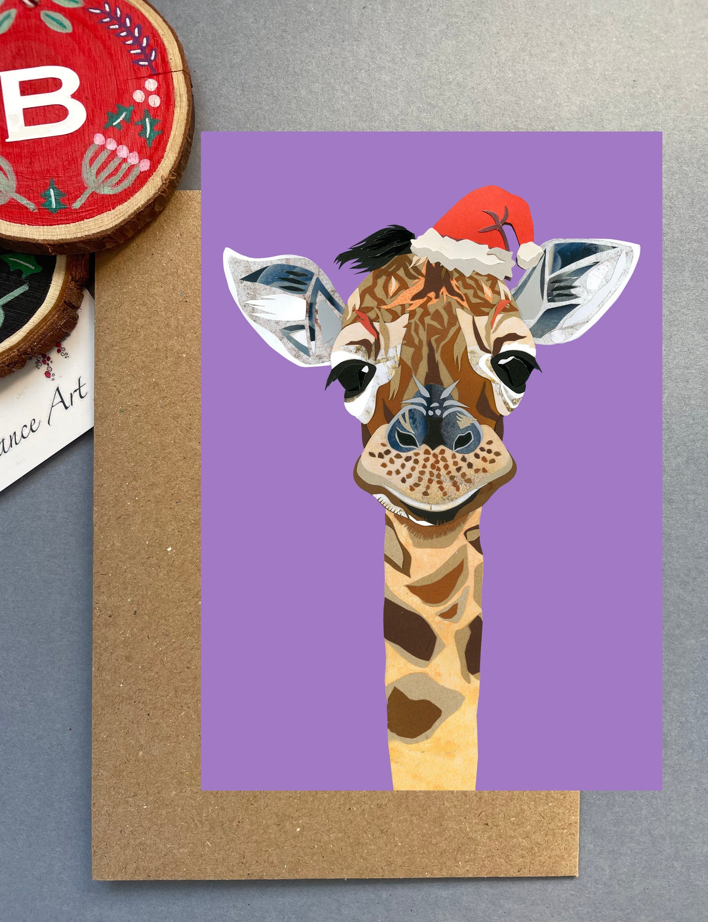 Christmas Safari Animal Cards - Pack of 4