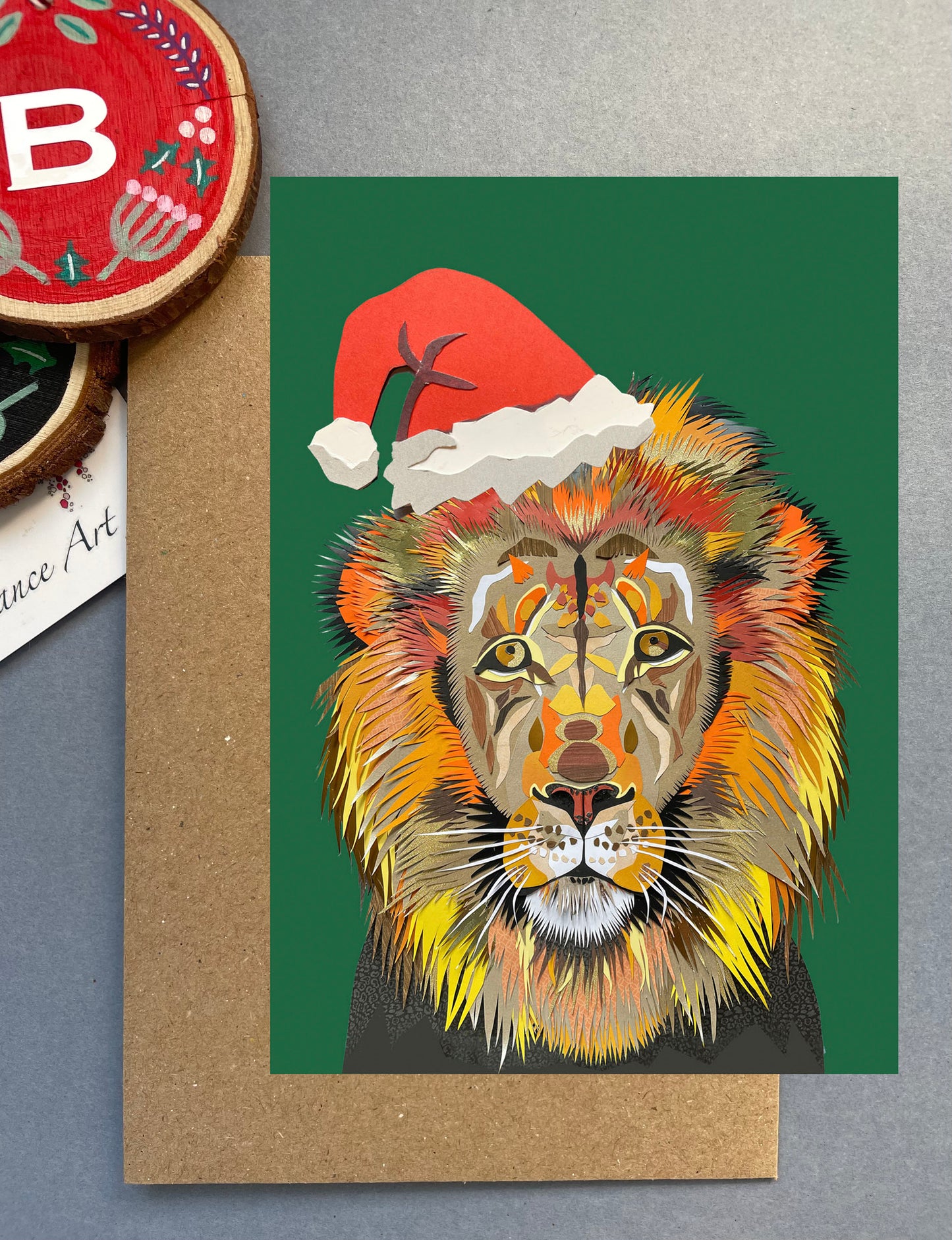Christmas Safari Animal Cards - Pack of 4