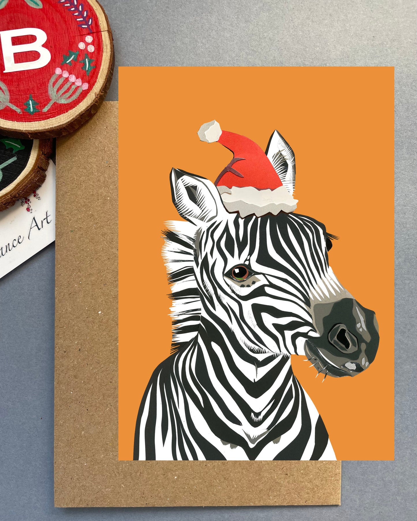 Christmas Safari Animal Cards - Pack of 4
