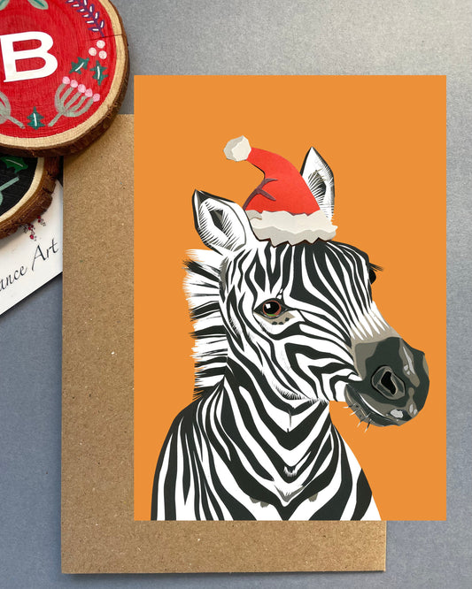 Christmas Safari Animal Cards - Pack of 4